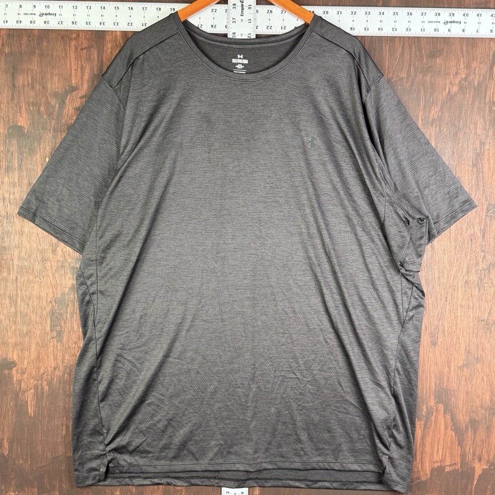 UA Under Armour Loose Fit UA Tech Vent Short Sleeve Shirt Dark Gray Men's‎ 3XLT